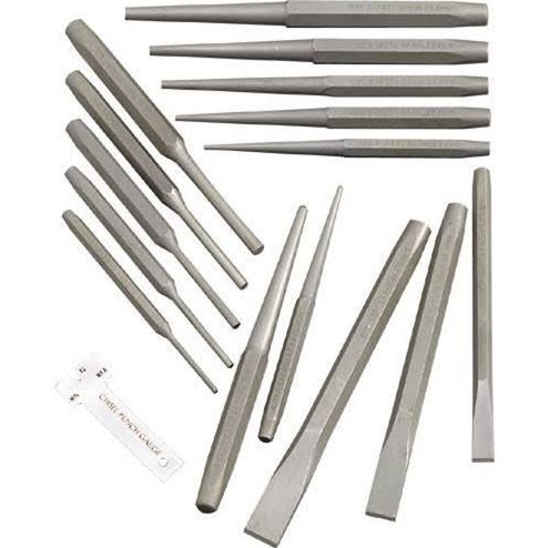 Punch and Chisel Set 16 Piece