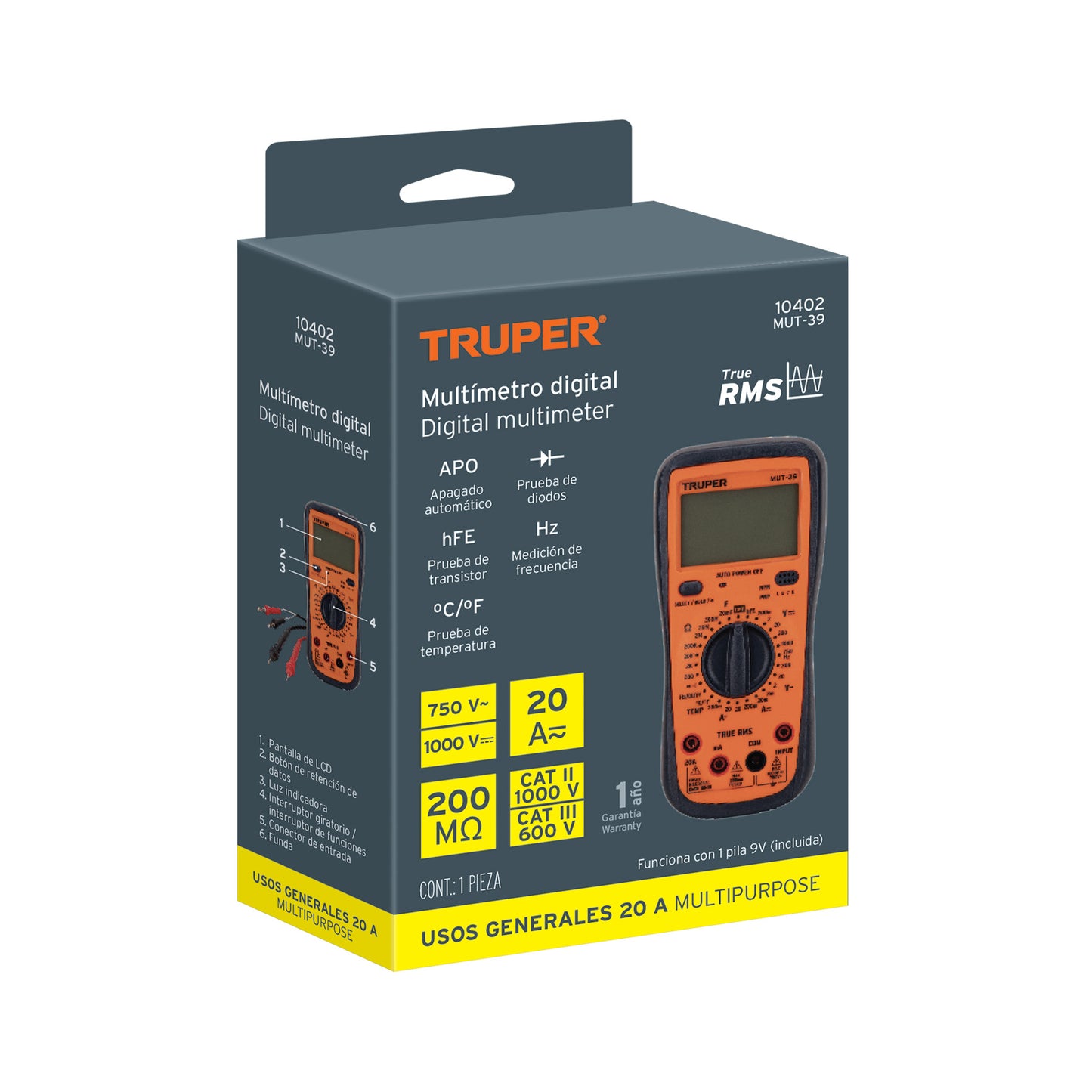 DIGITAL MULTIMETER "TRUPER"