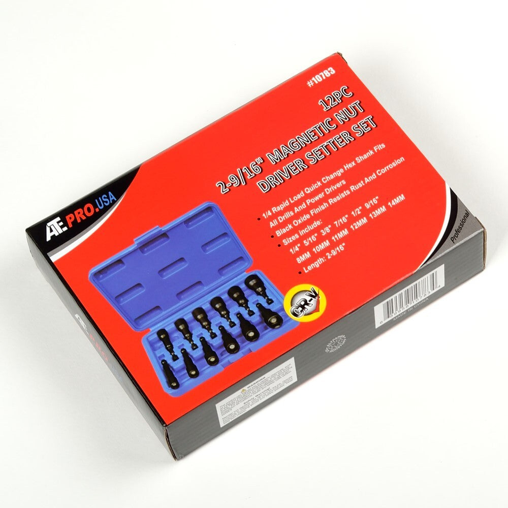 Magnetic Nut Driver Setter Set 12 Pcs.