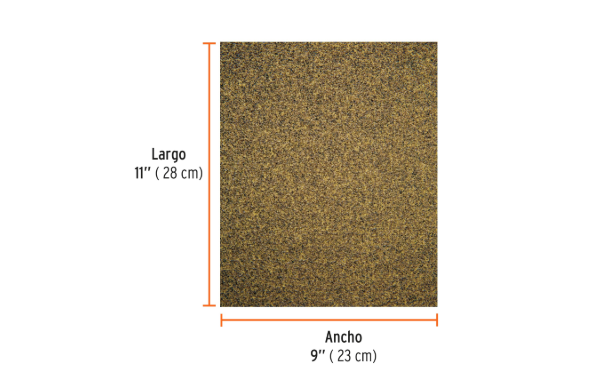 Cabinet Paper Wood Sandpaper, 60 Grit "TRUPER"