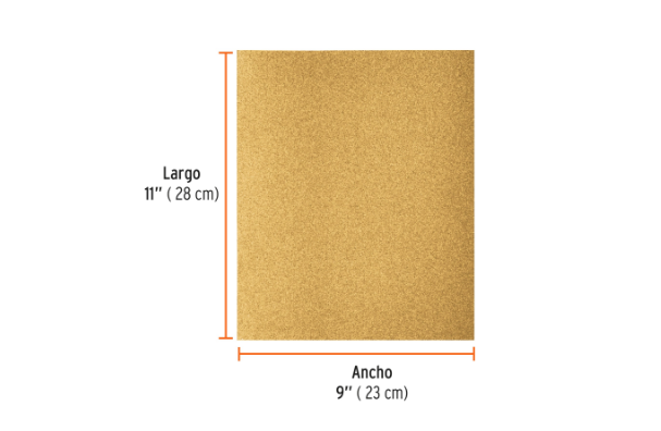Cabinet Paper Wood Sandpaper, 120 Grit “TRUPER”