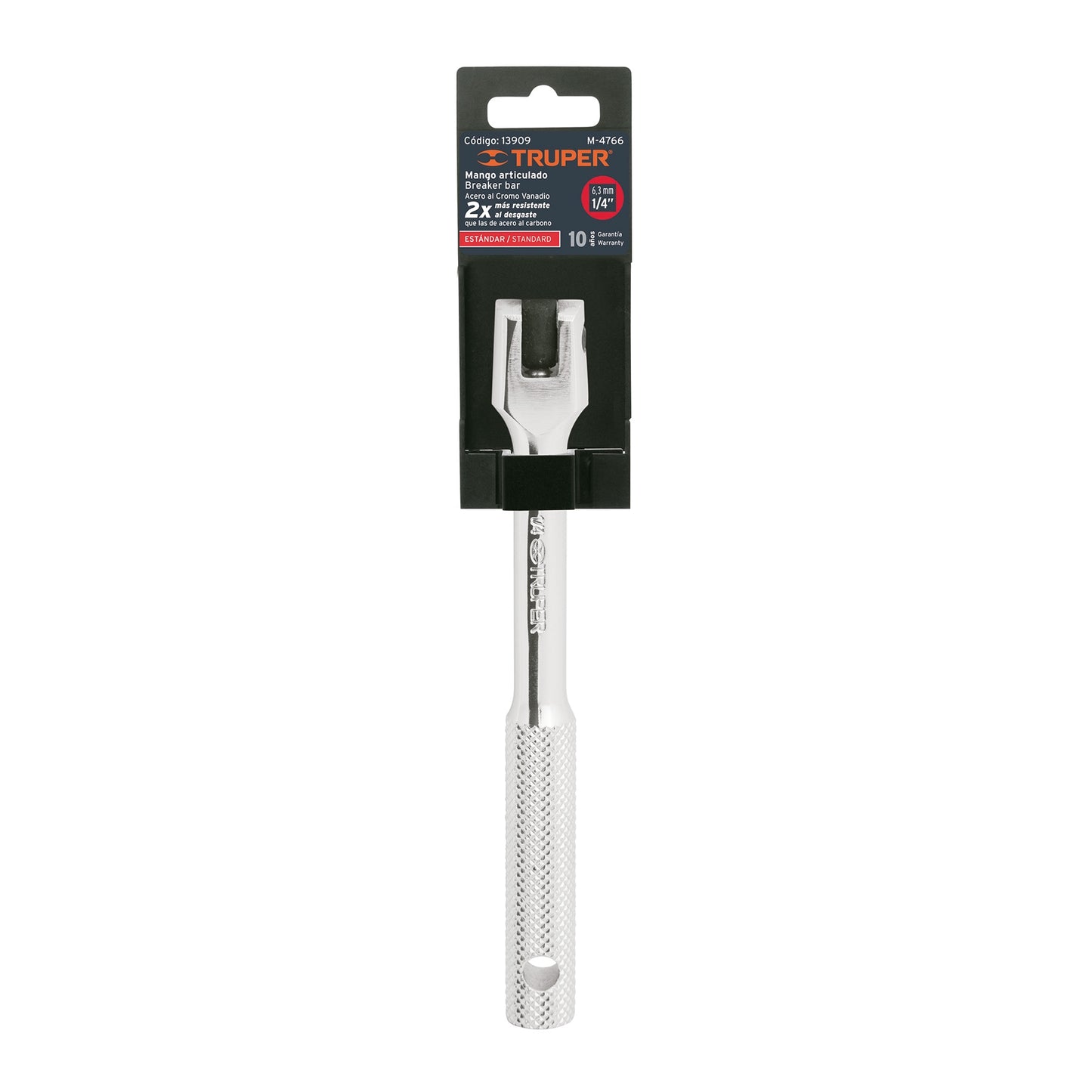 Articulated Handle for 1/4" Drive Sockets 5-3/4" x 13 mm TRUPER