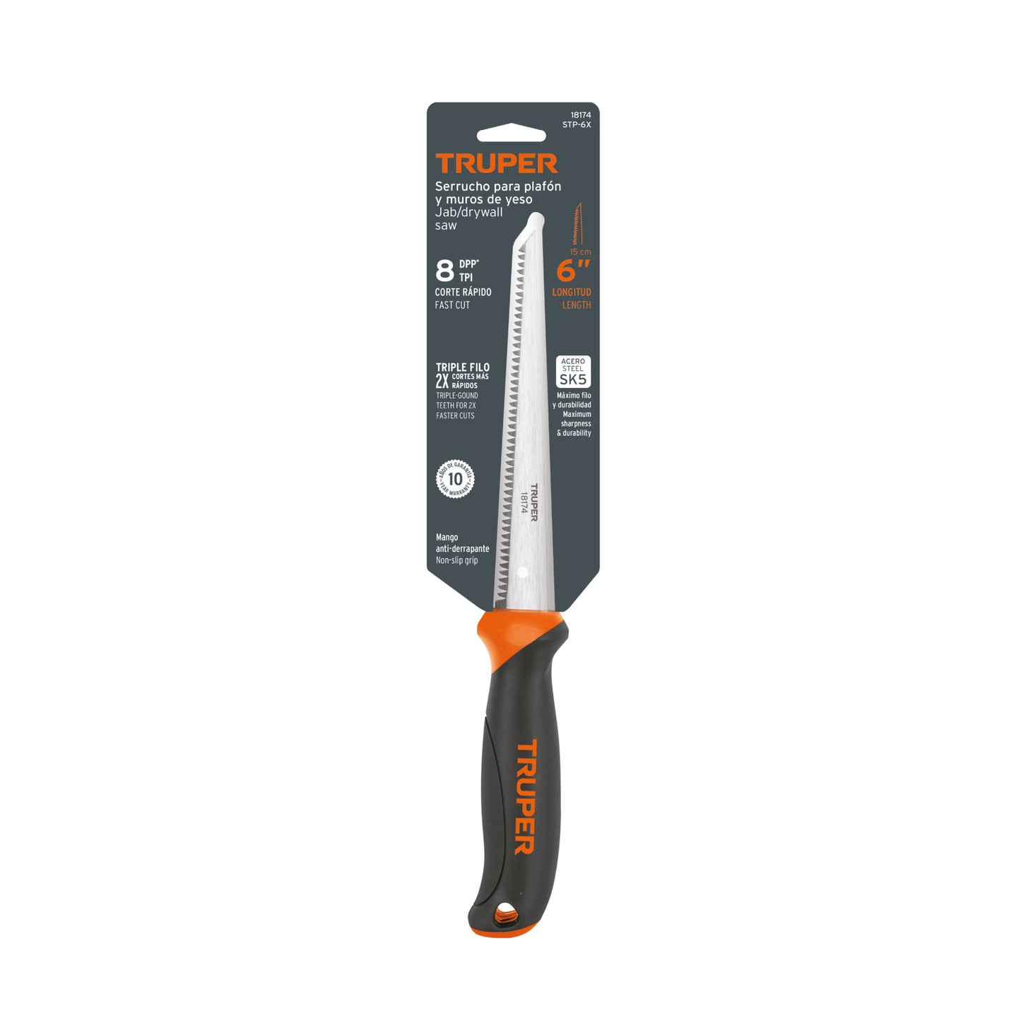 6" Saw for Ceilings and Plasterboard Walls, TRUPER