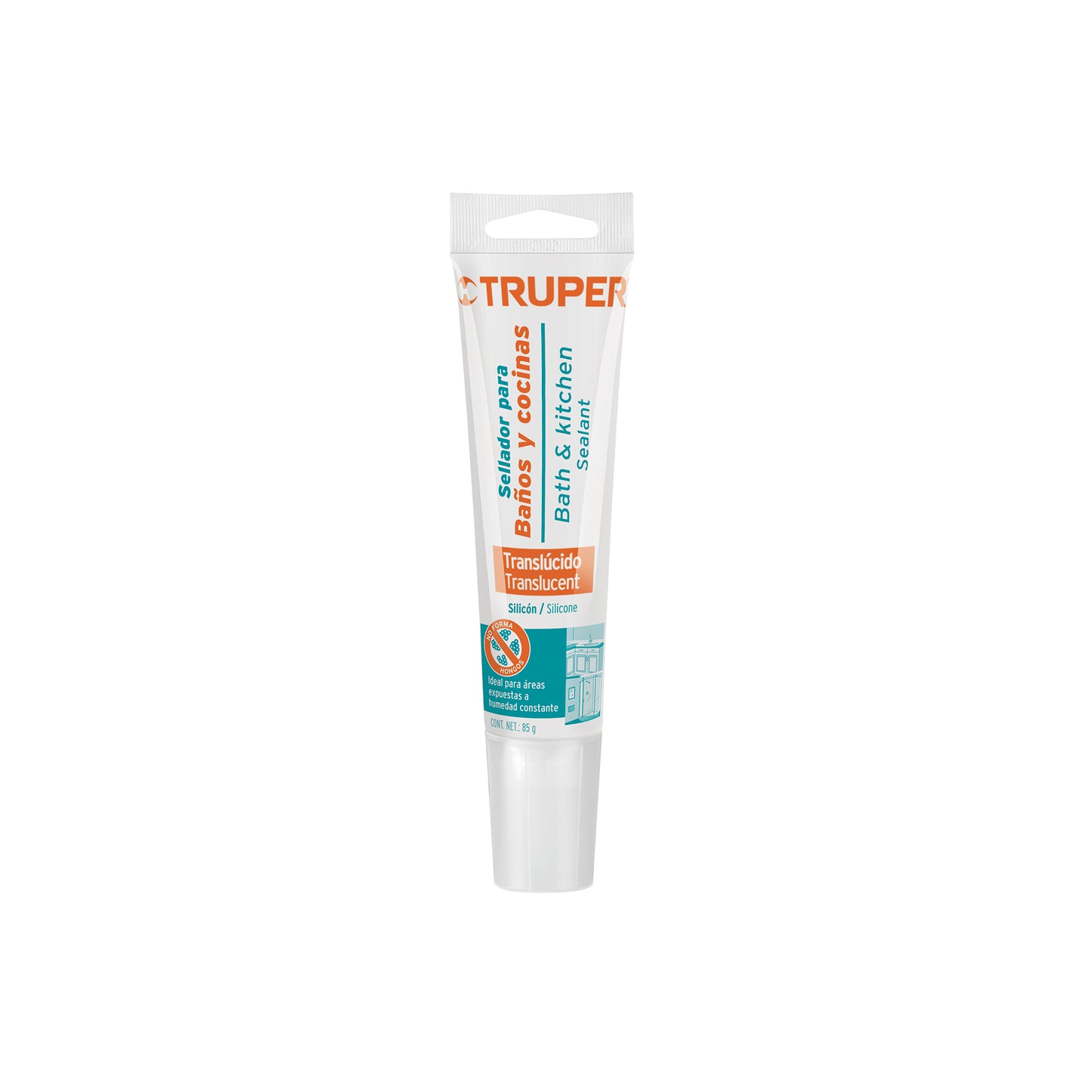 Translucent Sealant for Bathrooms and Kitchens, 85 g, TRUPER