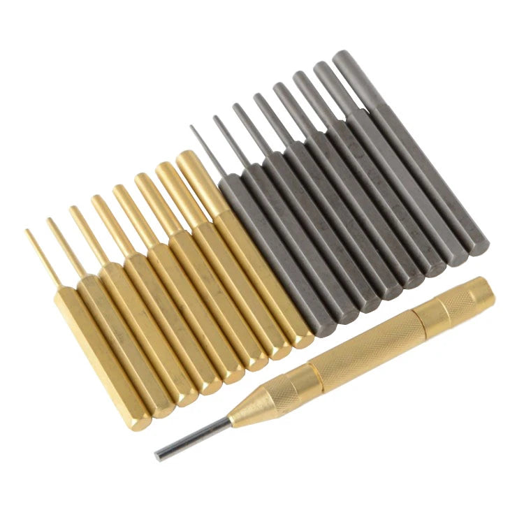 Brass Steel Punch Set 18 Pc. ATE