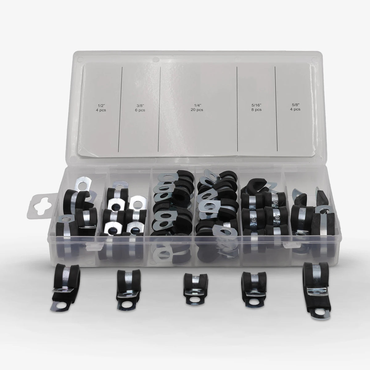 Insulated Clamp Assortment 42 Pc. Grip