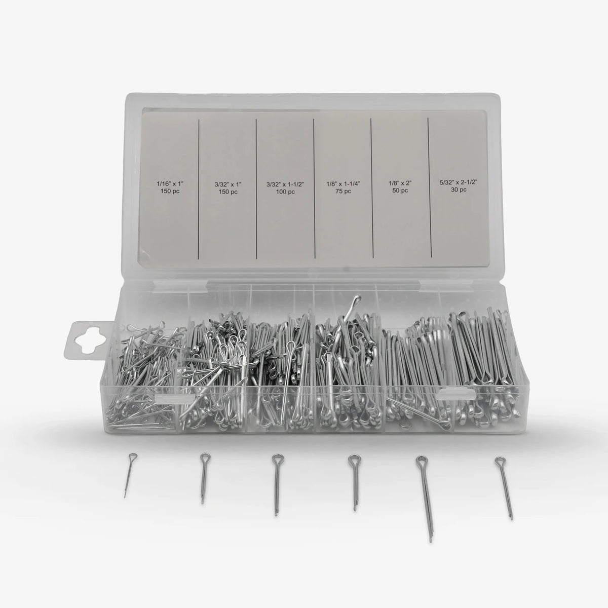 Cotter Pin Assortment 555 Pc. Grip