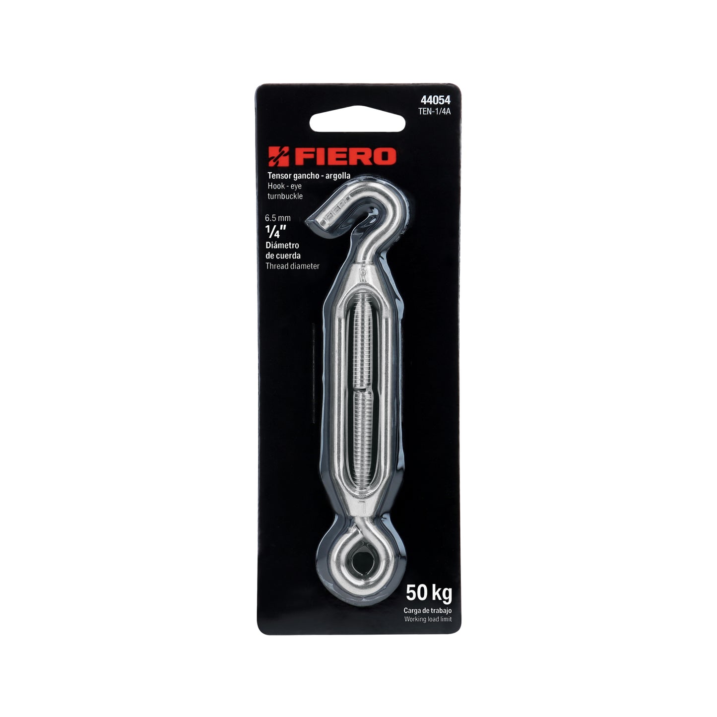 1/4" Hook And Eye Turn Tensioners
