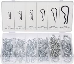 Cotter Pin Assortment Kit Zinc Plated Steel 150 Pc. Neiko