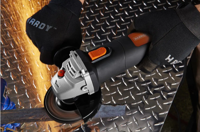 WARRIOR 4.3 Amp, 4-1/2 in. Angle Grinder with Slide Switch