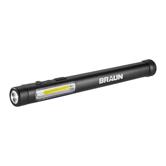 Rechargeable Penlight with UV Light Lumens 250 BRAUN