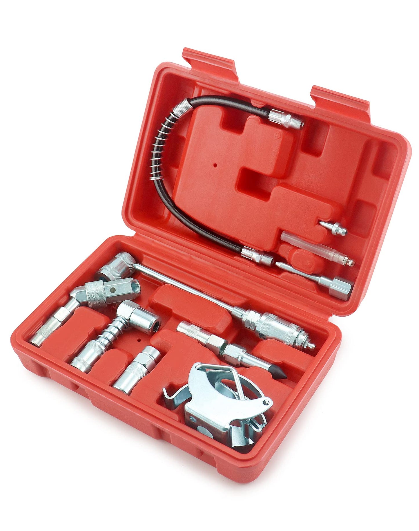 Multi-Function Grease Gun and Lubrication Accessory Kit 11 Pc.
