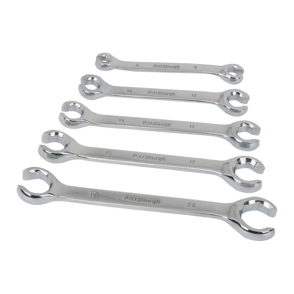 Double-End Metric Flare Nut Wrench Set, 5-Piece