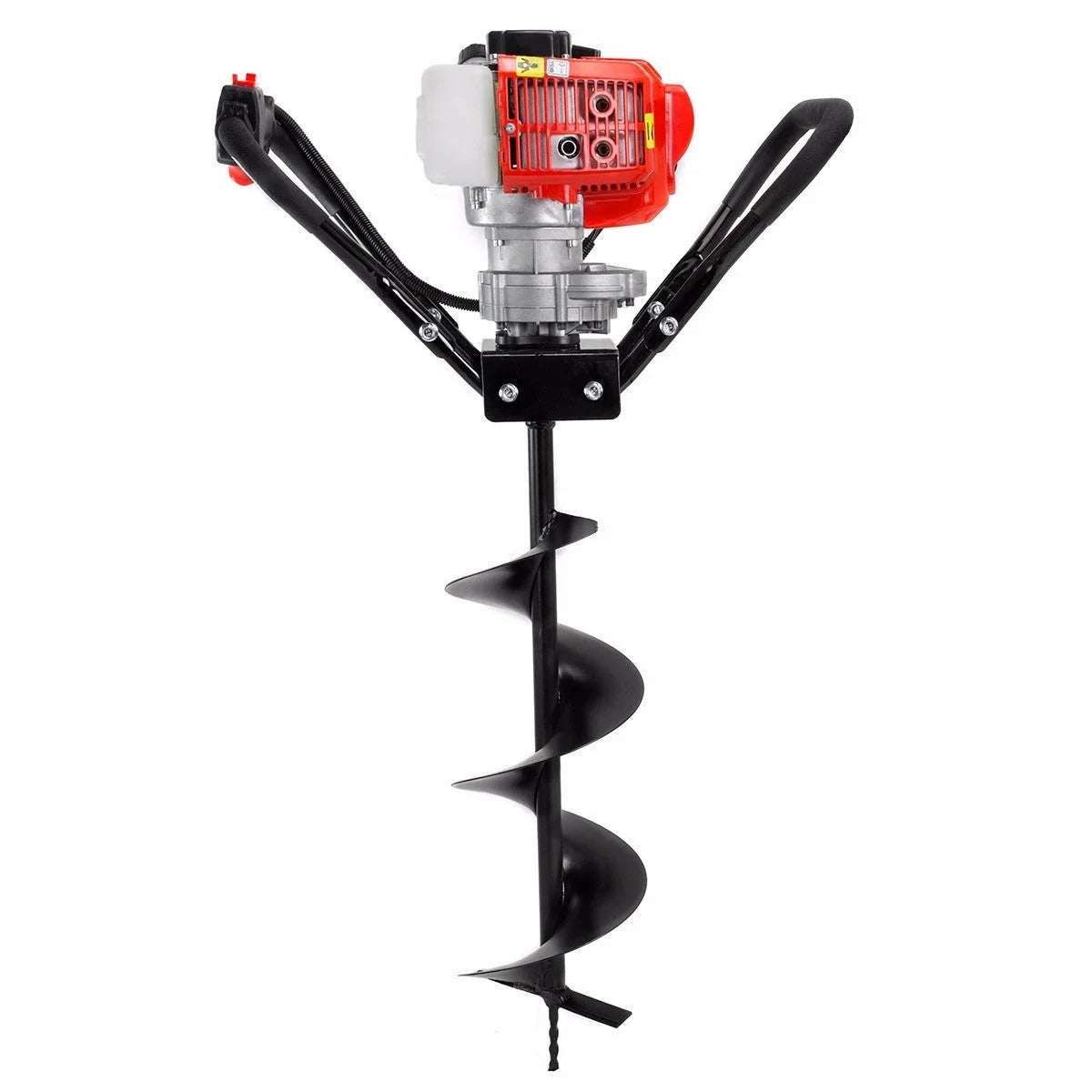 43cc Post Hole Digger w/8" Auger Bit Gas Digging Post Hole Bit