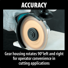 Cargar imagen en el visor de la galería, 4‑1/2" Paddle Switch Angle Grinder, with AC/DC Switch