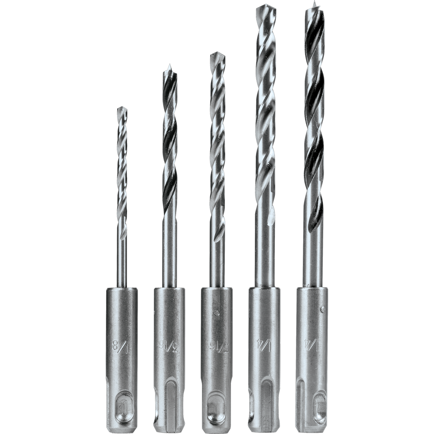 Drill Bit Set, Metal, Wood 5 Pc. Assorted SDS‑PLUS Makita