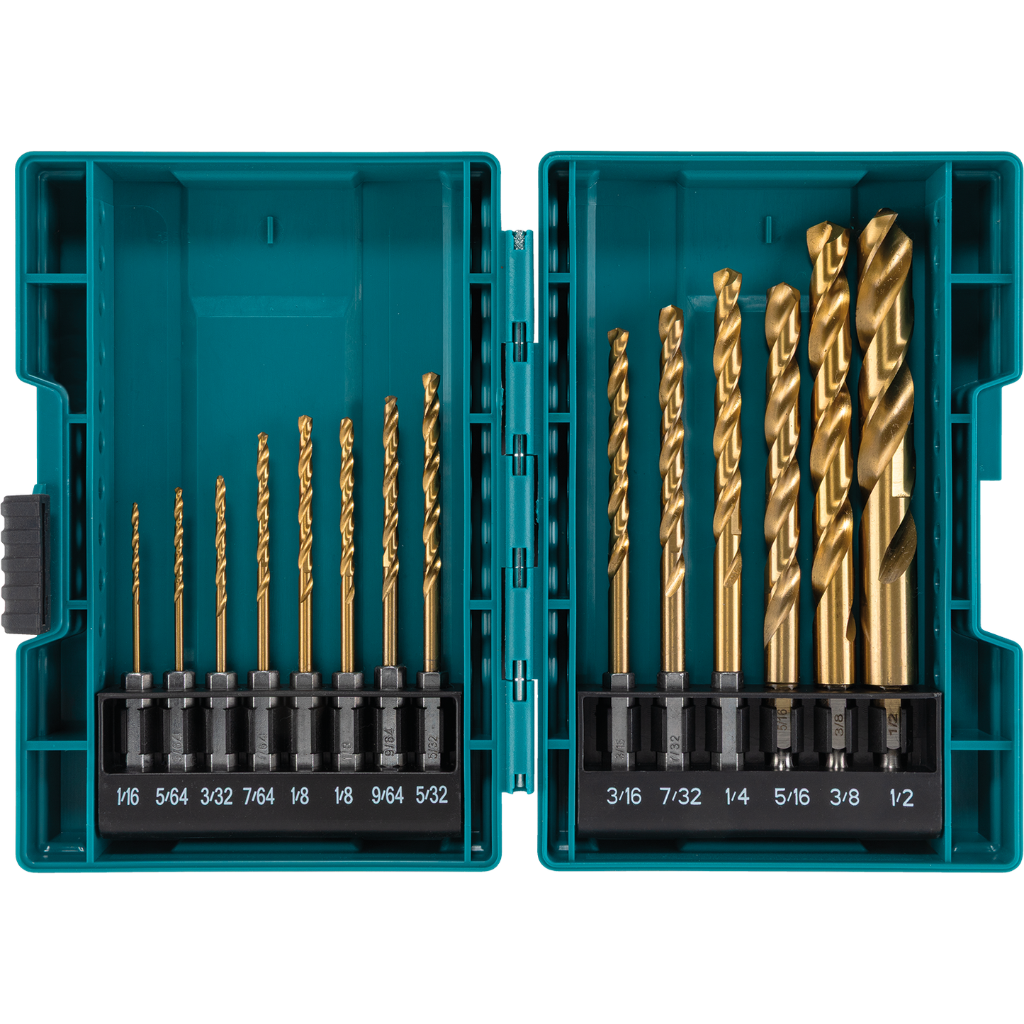 Drill Bit Set, 1/4" Titanium 14 Pc. Hex Shank Impact GOLD®