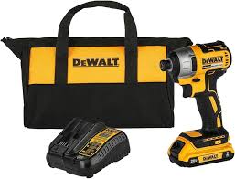 Impact Driver 1/4" Brushless 20V W/1 Battery 2.0AH Dewalt