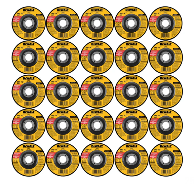 Metal/Stainless Steel Cutting Disc. 4-1/2" X .45" X 7/8" 25 Pc / DW8424-BOX