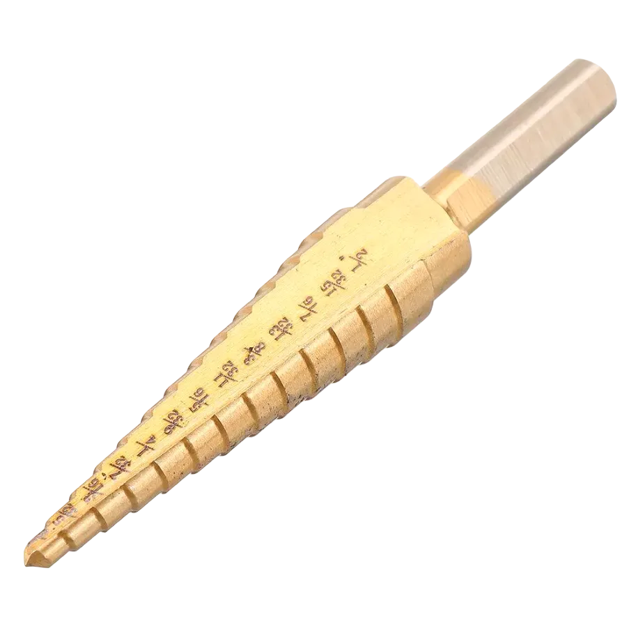 Titanium Step Drill Bit 1/8" To 1/2" ATE