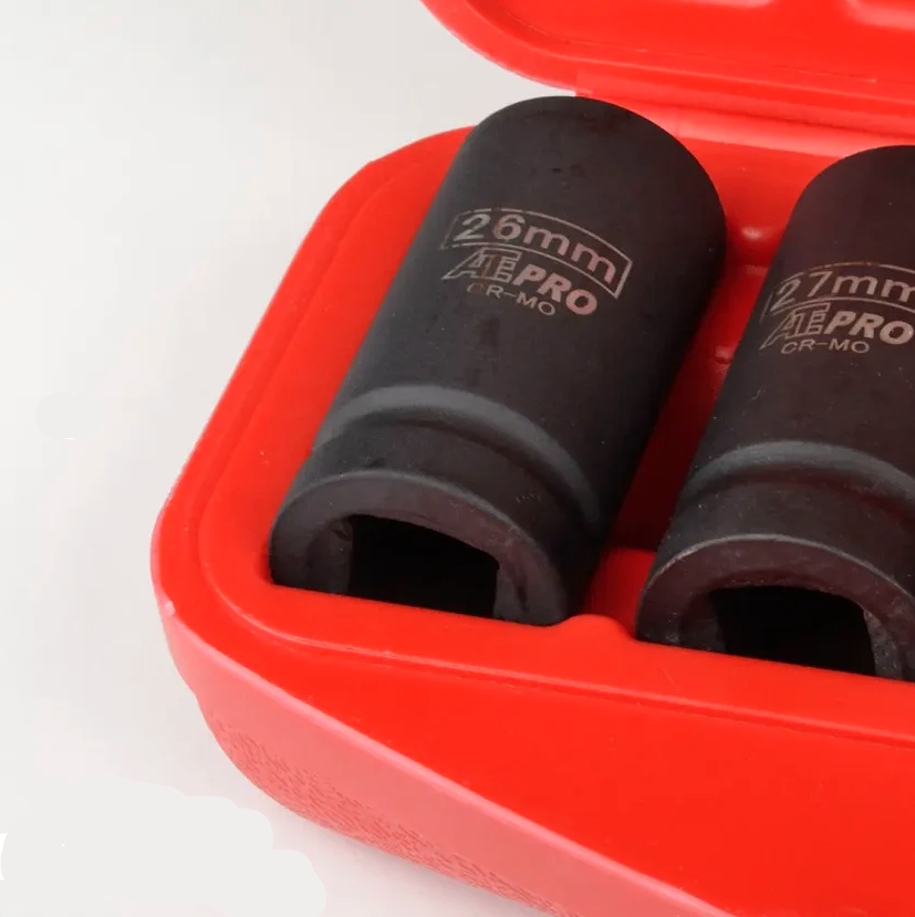 Set 9 PC. DR. 3/4 Deep Impact Socket Metric ATE