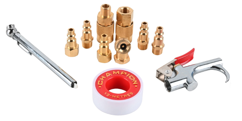 Rubber Air Hose with Accessory Kit