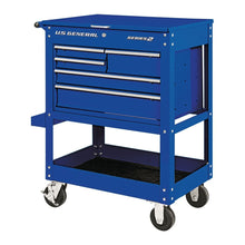 Cargar imagen en el visor de la galería, Carro para Mecánico de 5 gavetas, Azul 30 pulgadas