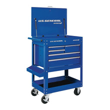 Cargar imagen en el visor de la galería, Carro para Mecánico de 5 gavetas, Azul 30 pulgadas