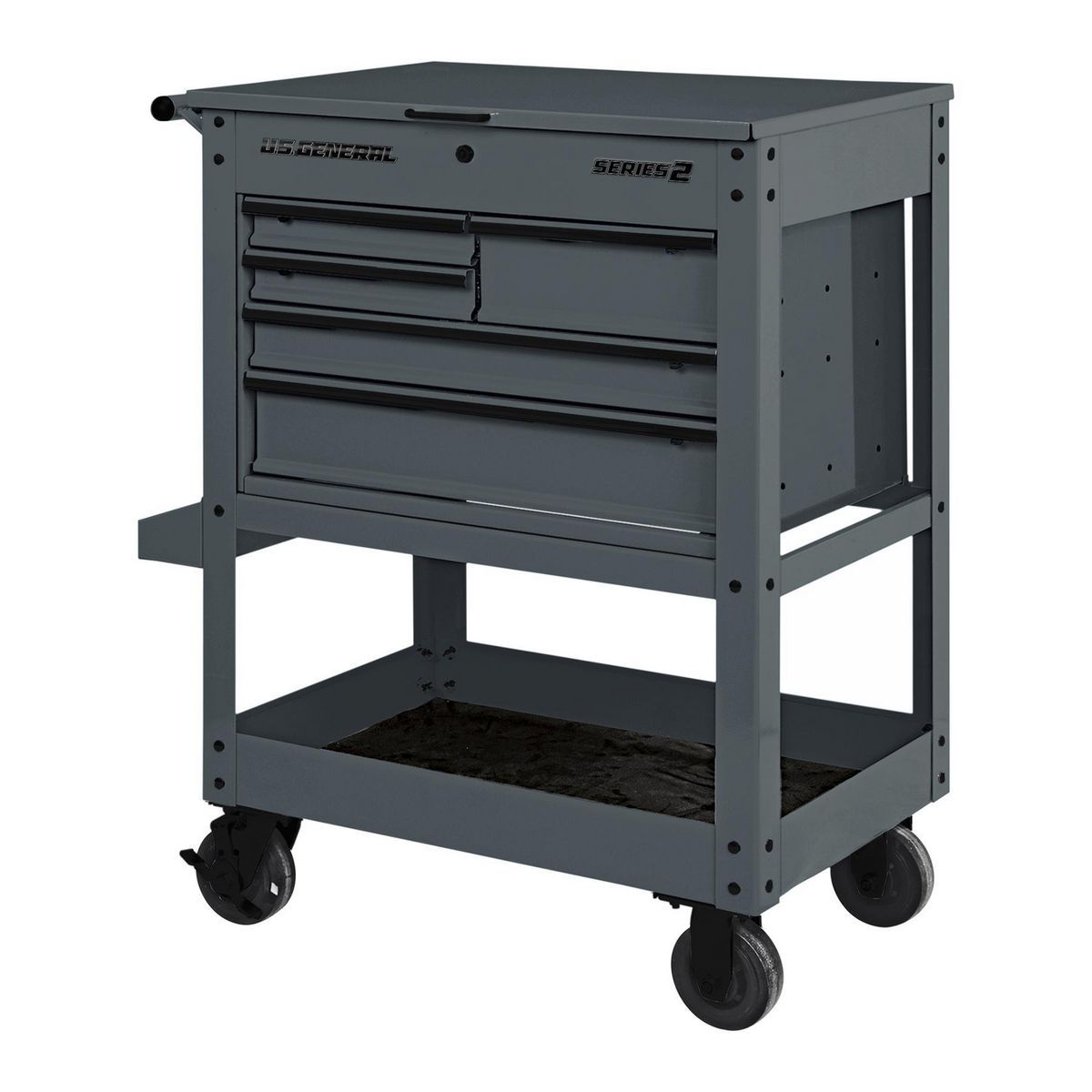 Carro para Mecánico de 5 gavetas, Gris 30 pulgadas