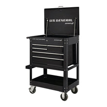 Cargar imagen en el visor de la galería, Carro para Mecánico de 5 gavetas, Negro 30 pulgadas