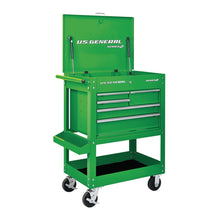 Cargar imagen en el visor de la galería, Carro para Mecánico de 5 gavetas, Verde 30 pulgadas