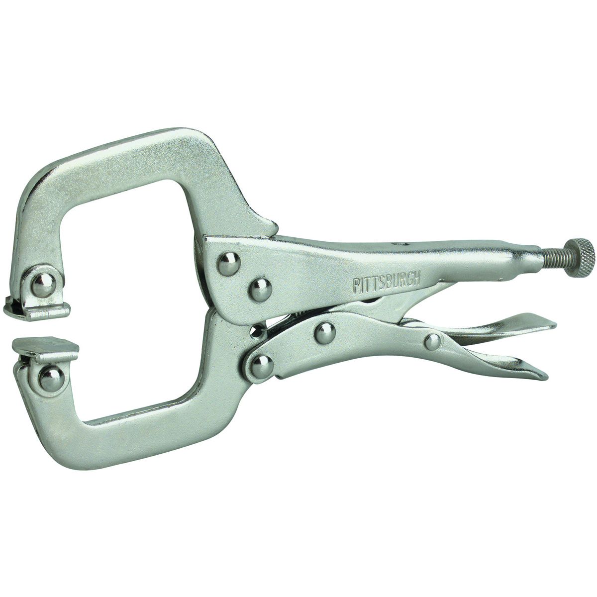 Swivel Pad C-Clamp Locking Pliers 6"