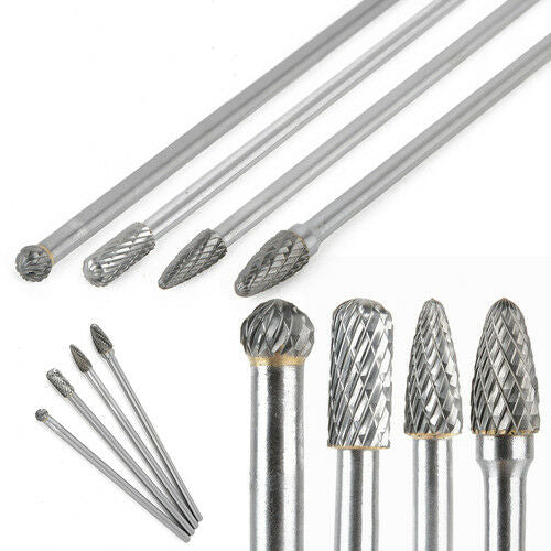 Set 4 pc Long cut carbide bits