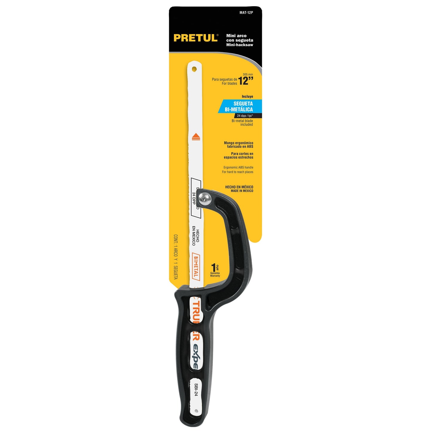 Mini segueta 12” plástica Pretul