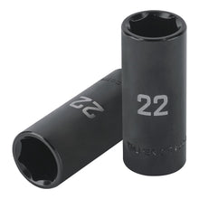 Cargar imagen en el visor de la galería, Copa Larga Dr 1/2" de Impacto 6 Punto de 22 mm