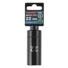 Cargar imagen en el visor de la galería, Copa Larga Dr 1/2" de Impacto 6 Punto de 22 mm