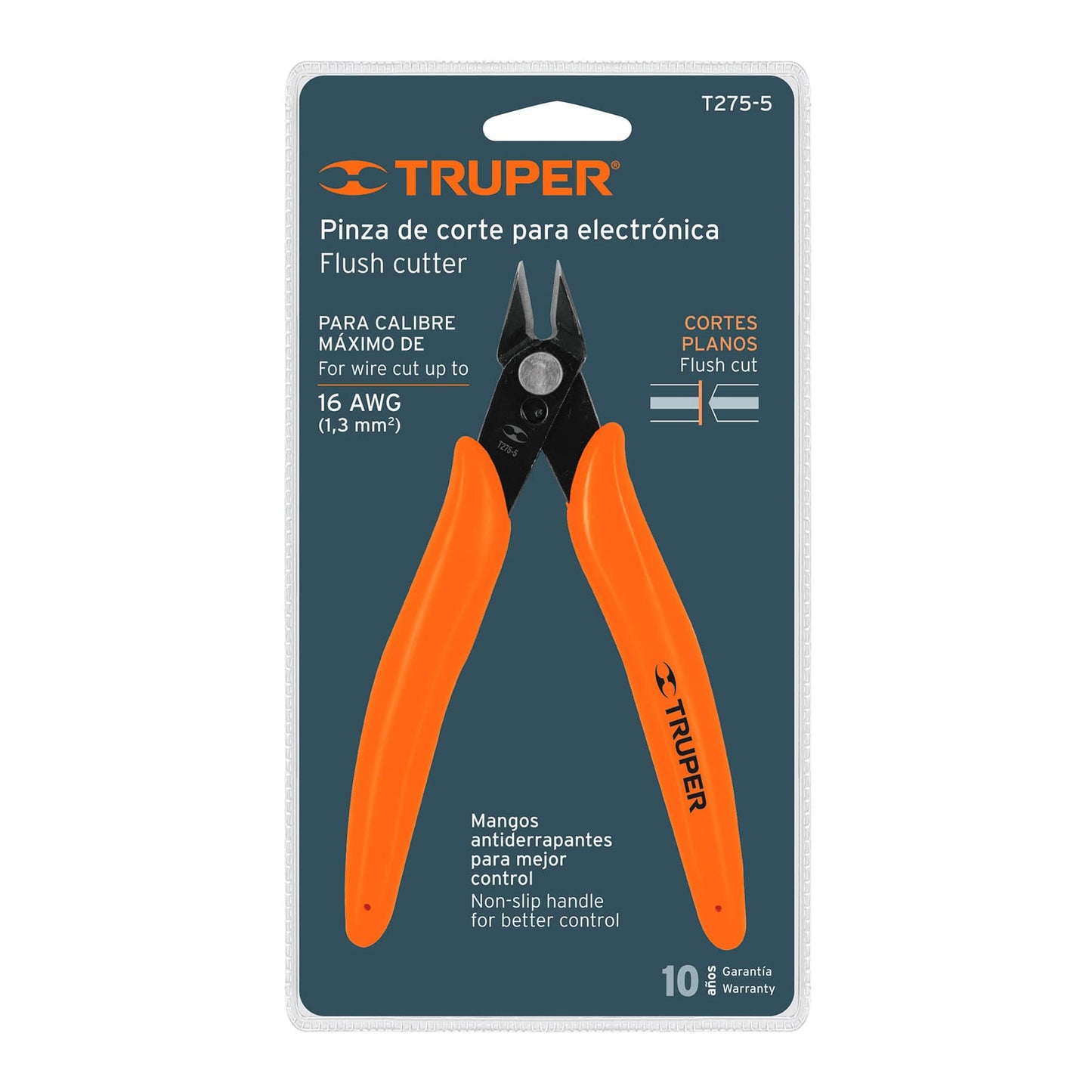 Pinza de corte para electrónica Truper