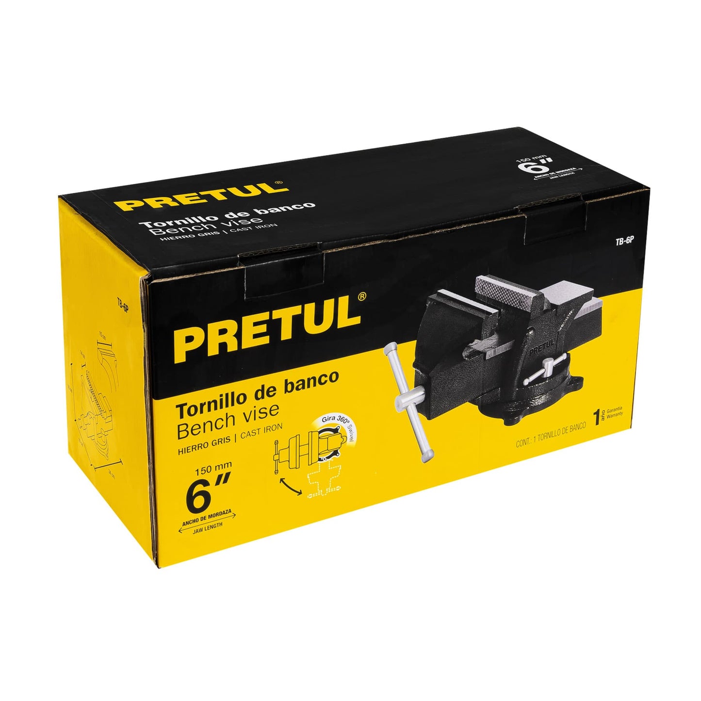 Bench Vise 6" Iron