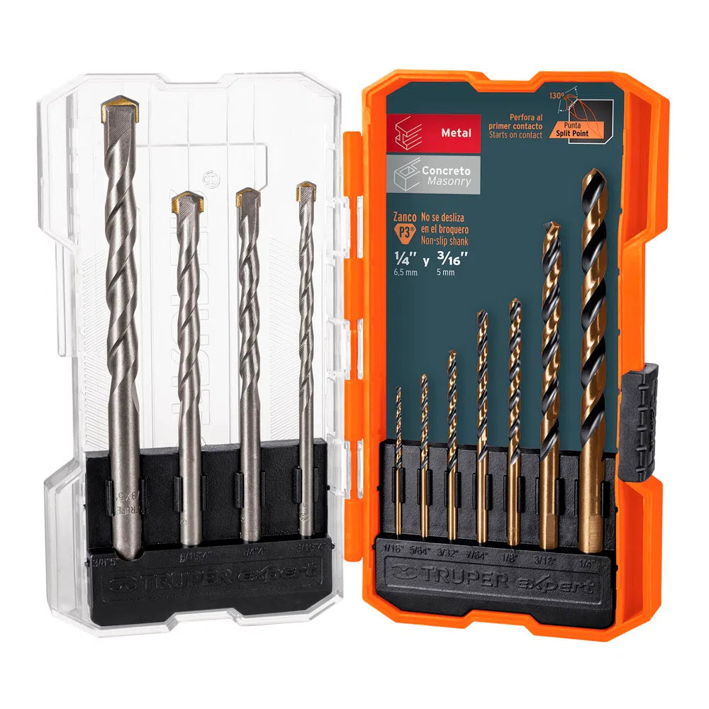 Juegos De Brocas Para Metal y Concreto 11pc