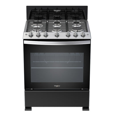 Estufa de gas 30" Whirlpool 6 quemadores