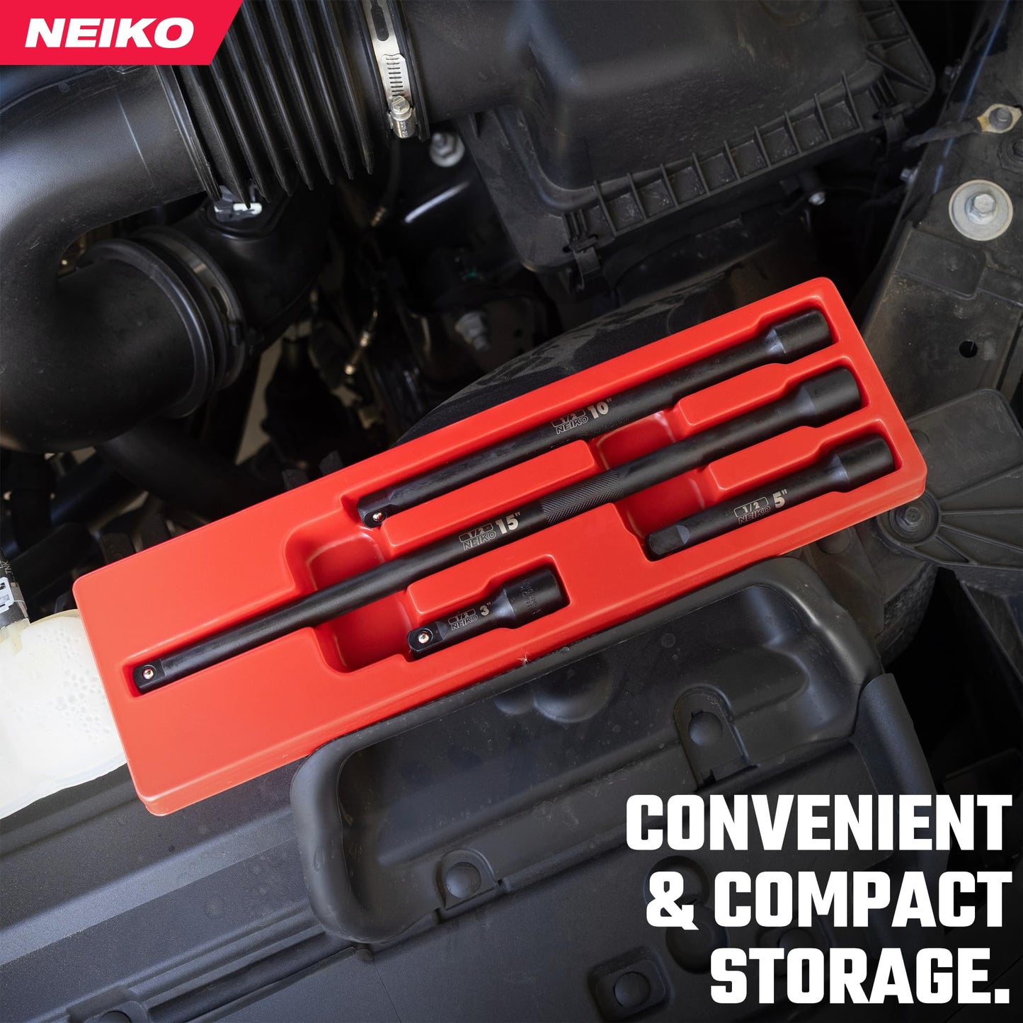 Impact Extension Bar Set 1/2" Drive "NEIKO"