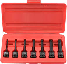 Torx Star Driver Bit Socket 3/8" Dr Set | 7 Piece