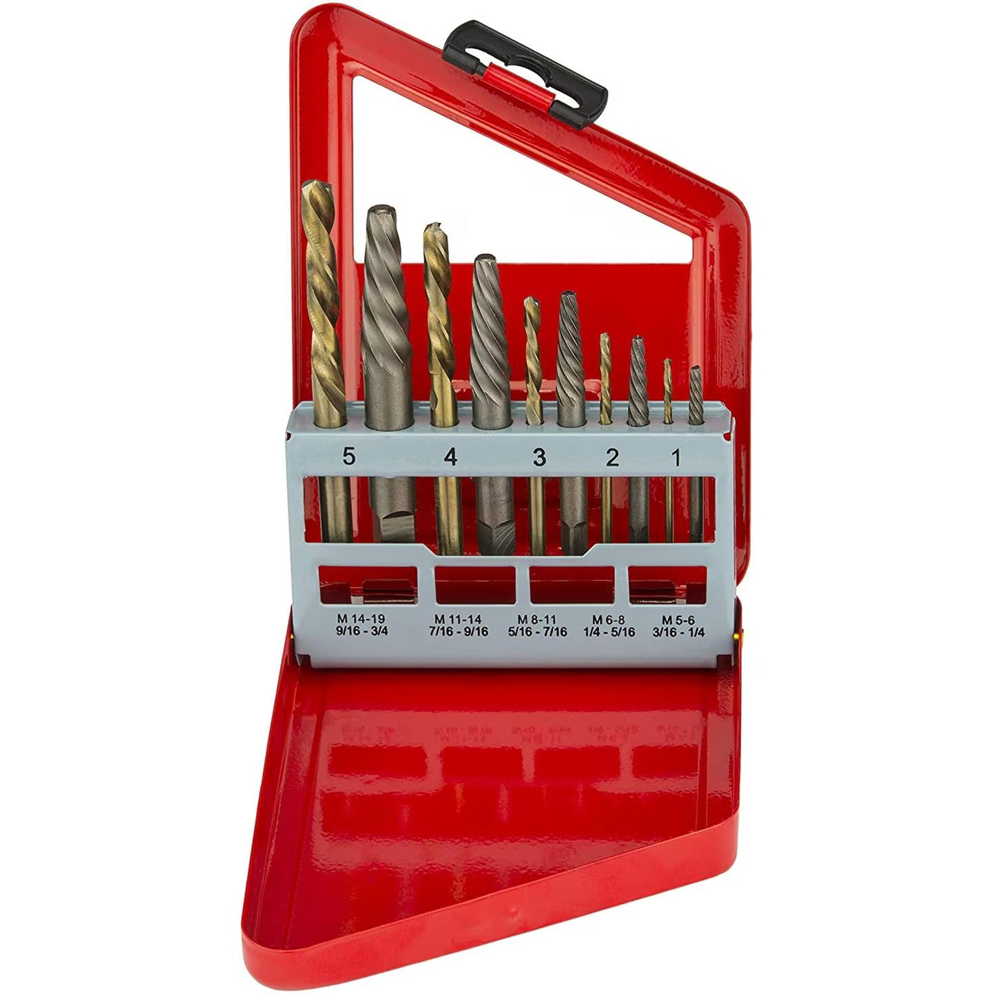 Screw-Extractor And Left-Hand Drill-Bit Set