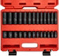 Standard and Deep Metric Impact Socket 3/8” Drive Set 26 Pcs.
