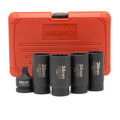 Axle Nut Socket Set 12-Point 5 Pc.