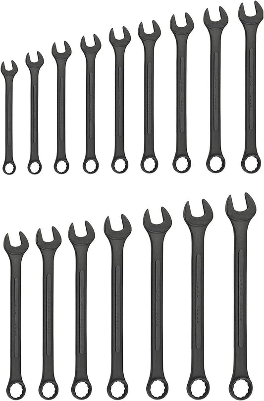 Jumbo Combination Wrench Set 16 Pc. Metric