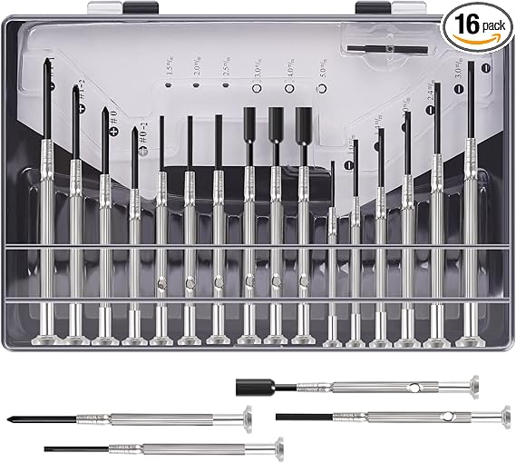 Mini Precision Screwdriver Set, 16PCS