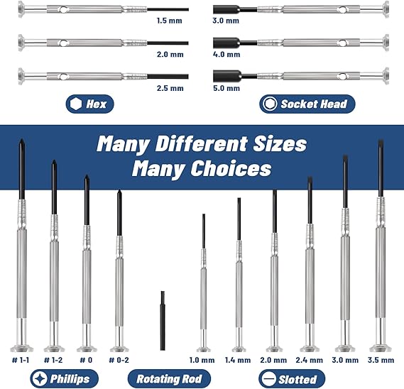 Mini Precision Screwdriver Set, 16PCS