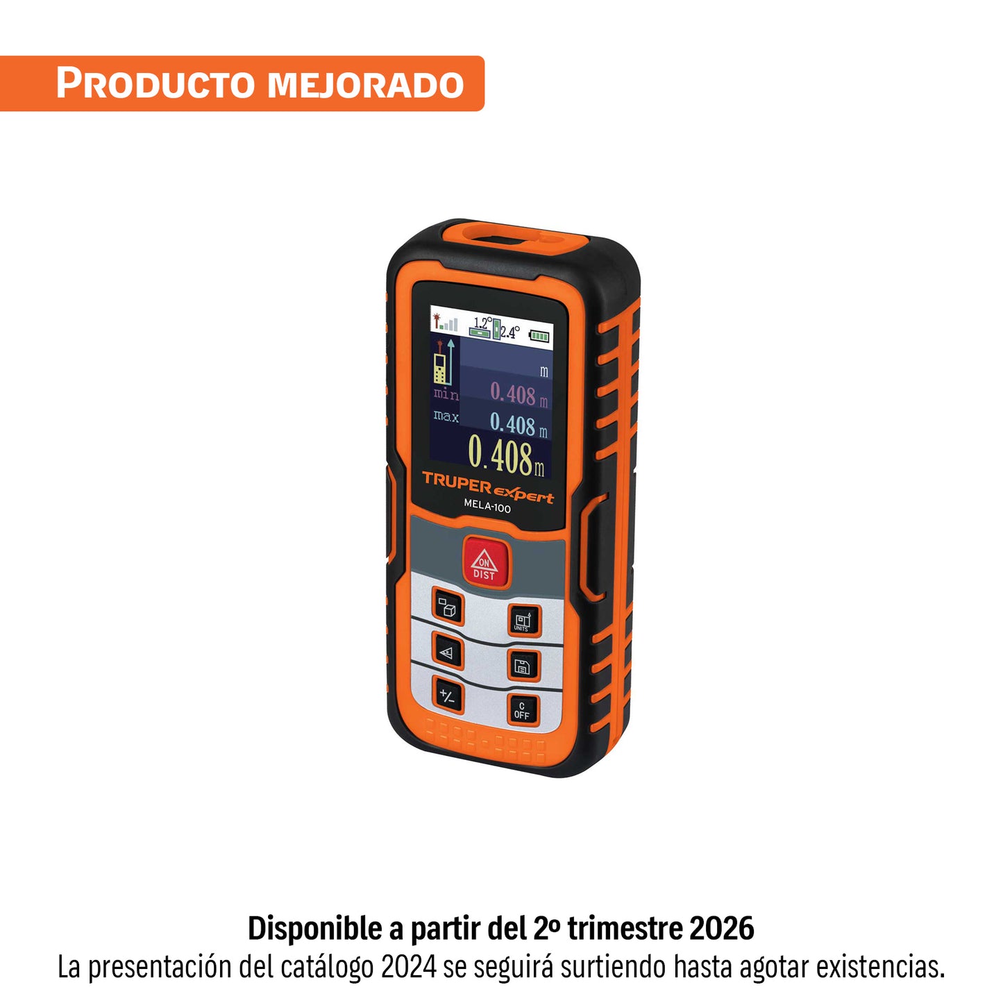 Laser Distance Meter, 0.05 m to 100 m TRUPER