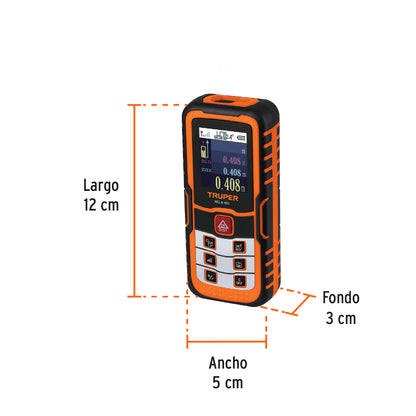 Laser Distance Meter, 0.05 m to 100 m TRUPER